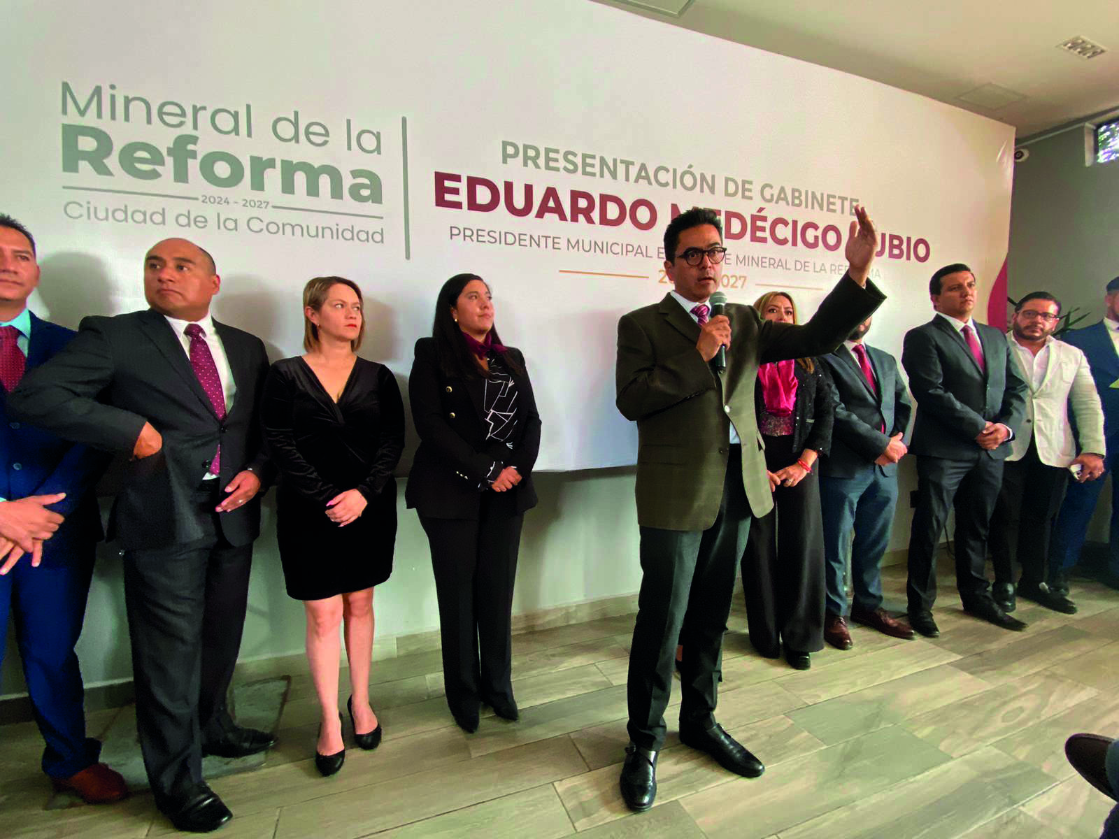 Prioridades en Mineral de la Reforma Seguridad, agua y recolección de basura: Eduardo Medécigo