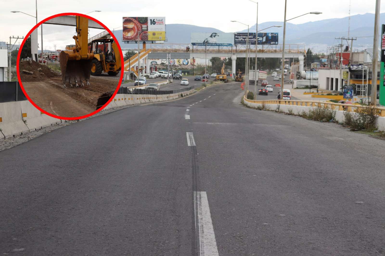 ¡Adiós baches! Inicia pavimentación en la Pachuca-Sahagún con concreto hidráulico