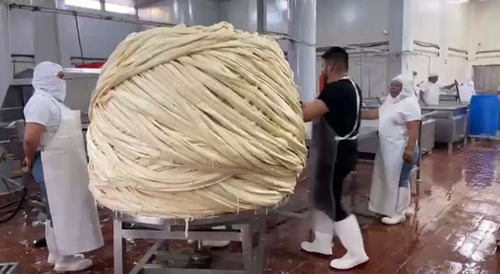 Acatlán impone nuevo récord con bola de queso más grande de México