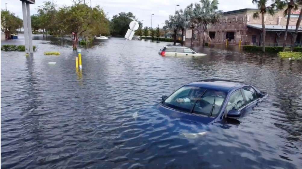 Devastación en el centro de Florida por paso de Milton