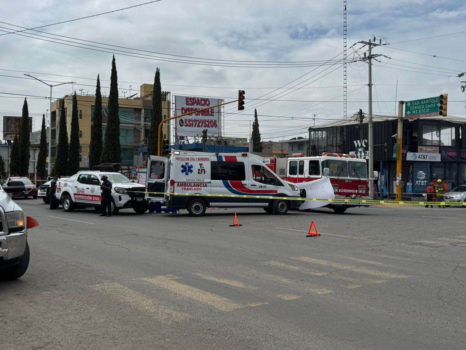 Tizayuca: muere adulto mayor atropellado por pipa de Pemex