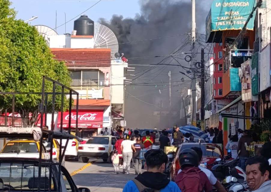 Tezontepec de Aldama: flamazo causa incendio en tortillería