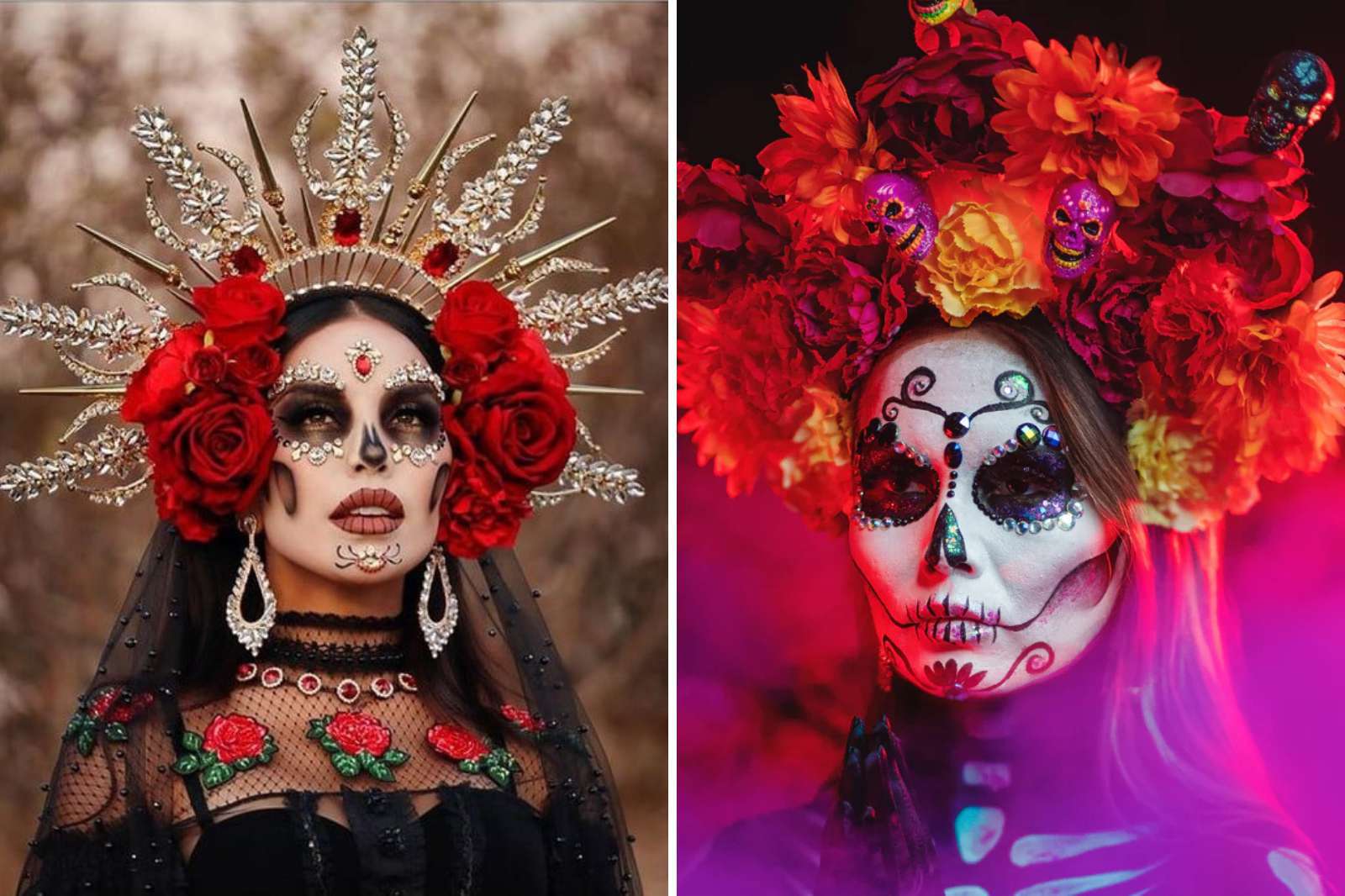 ¡Transforma tu look con un maquillaje de catrina único para Día de Muertos!