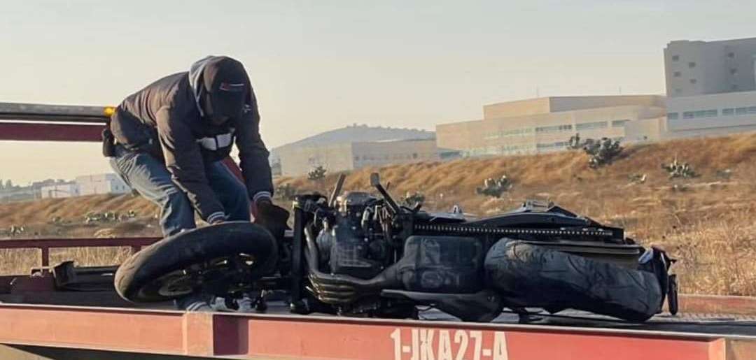 Carretera Actopan-Pachuca: motociclista pierde la vida