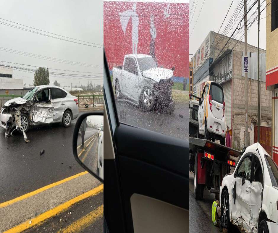 Tulancingo sumó ocho accidentes en menos de 24 horas