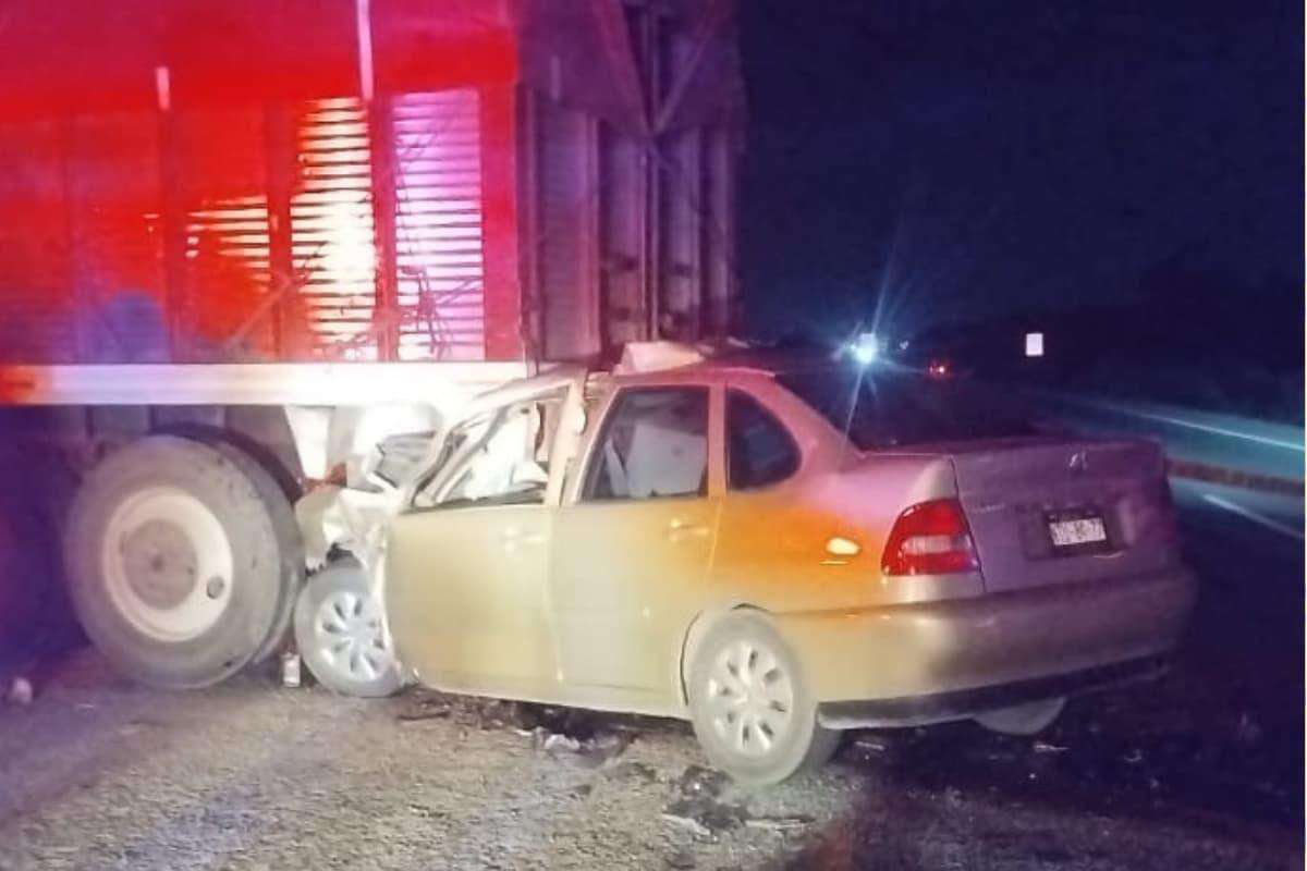 Conductor pierde la vida en accidente en la carretera Pachuca-Sahagún