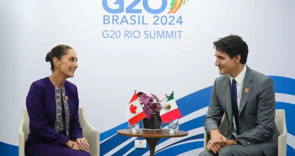 Justin Trudeau rechaza sacar a México del T-MEC: Claudia Sheinbaum