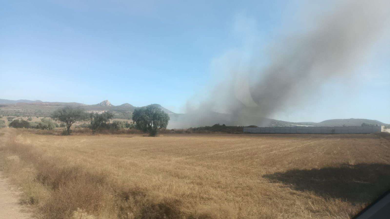 Reportan incendio en el cerro de El Chilelete