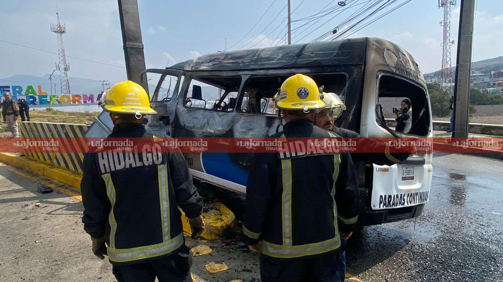 Urvan incendiada contaba con seguro; STCH dará seguimiento al caso