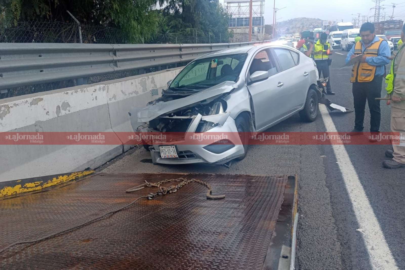 ¡Maneja con precaución! Reportan accidente en la autopista México-Pachuca