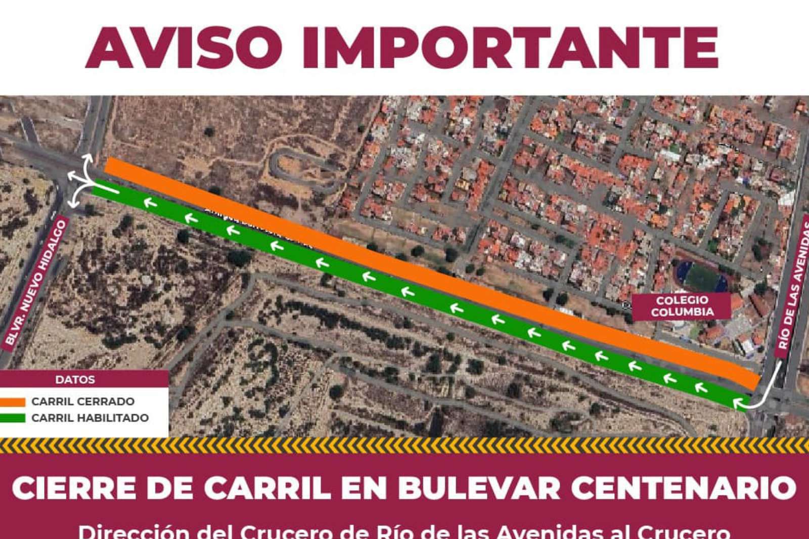 Atención: nuevos cierres y cambios en el bulevar Centenario. ¡Toma precauciones!