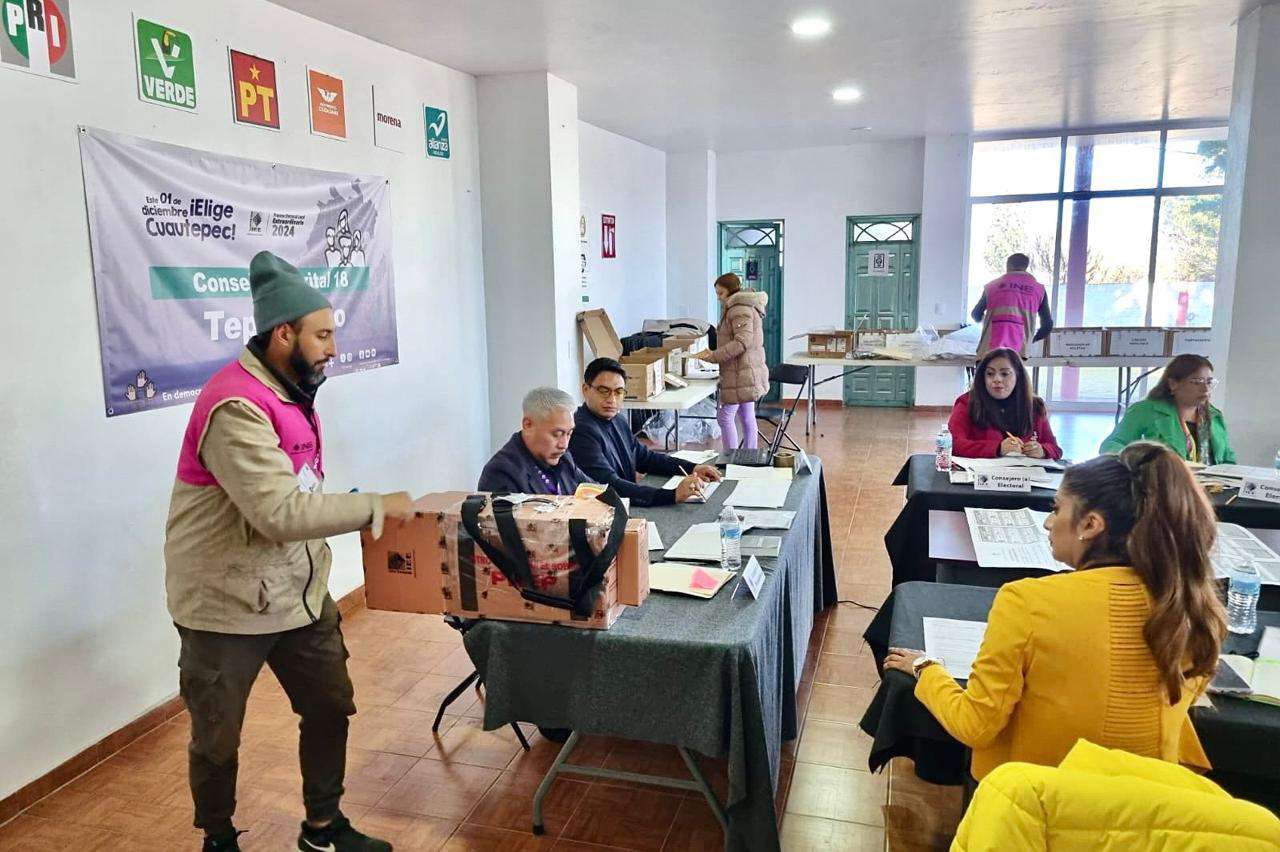 Inicia conteo final de elección extraordinaria en Cuautepec