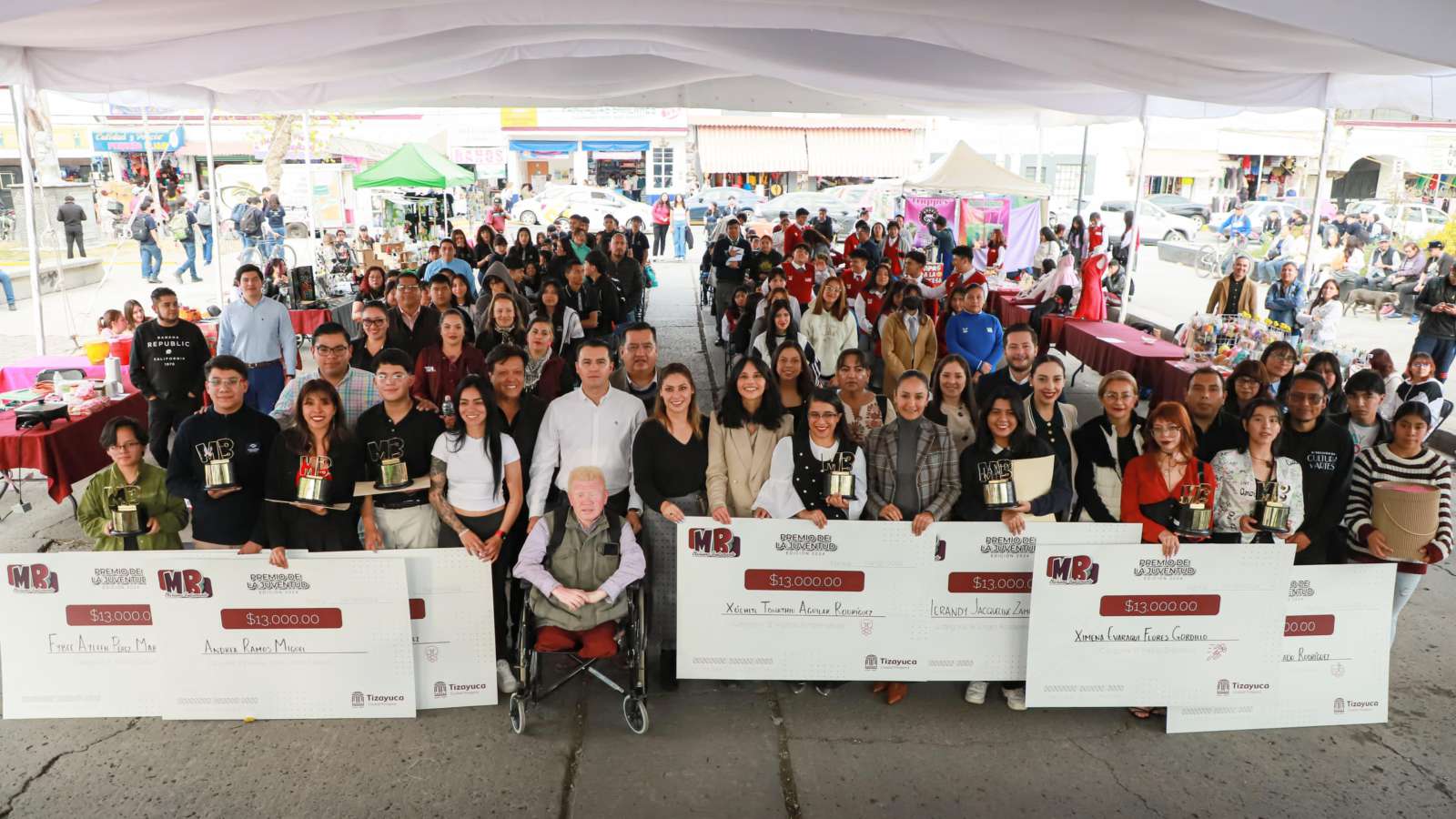 Tizayuca: 8 jóvenes reciben el Premio Municipal de la Juventud “Mariana Bustamante” 2024