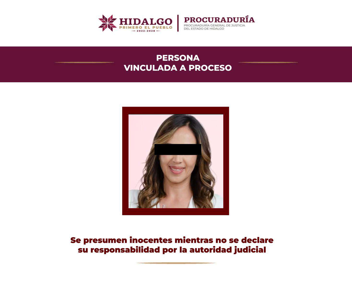 Exregidora de Tizayuca es vinculada a proceso por extorsión