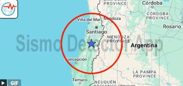 Un terremoto de magnitud 6.4 sacude la zona central de Chile