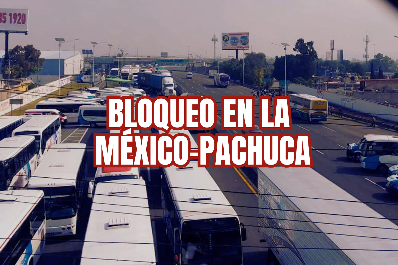 Transportistas de "Rutas Hermanas" realizarán un bloqueo en la autopista México-Pachuca debido a la inseguridad