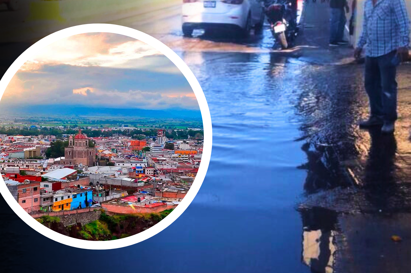 ¿Por qué se bloqueo el drenaje en calles de Tulancingo? Esto fue lo que paso