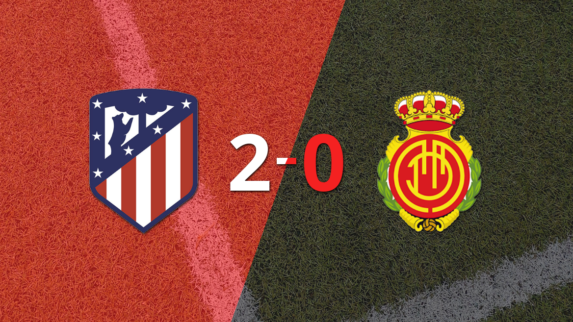 Atlético de Madrid deja a Mallorca en cero con un triunfo 2-0