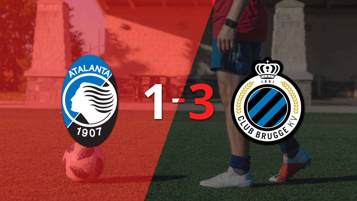 Club Brugge ganó 3 a 1 y clasificó a Octavos de Final