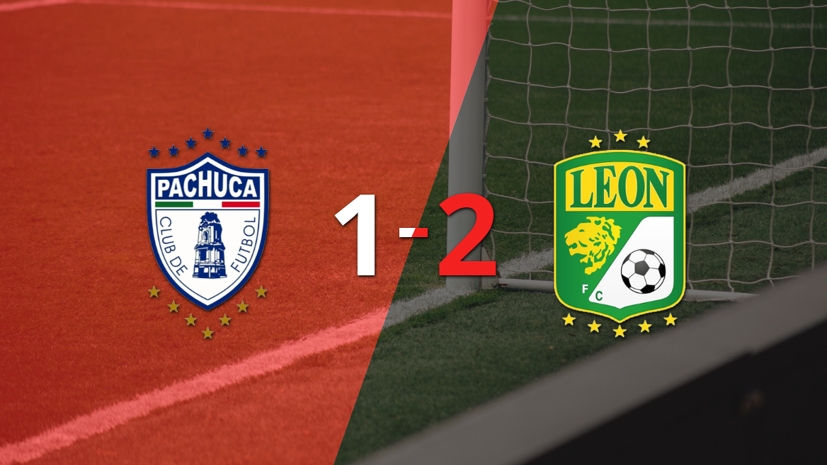 Pachuca se quedó con las manos vacías ante León y perdió por 2 a 1