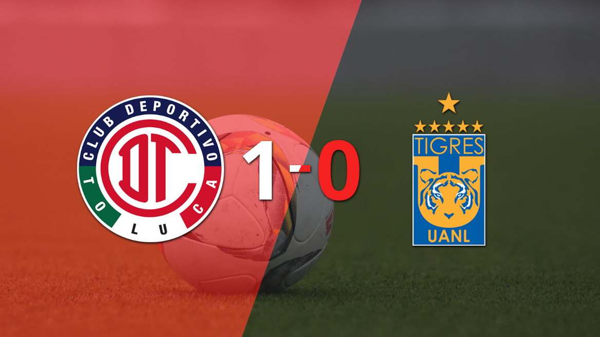 Toluca FC venció a Tigres 1 a 0 en el estadio Nemesio Díez con un gol agónico