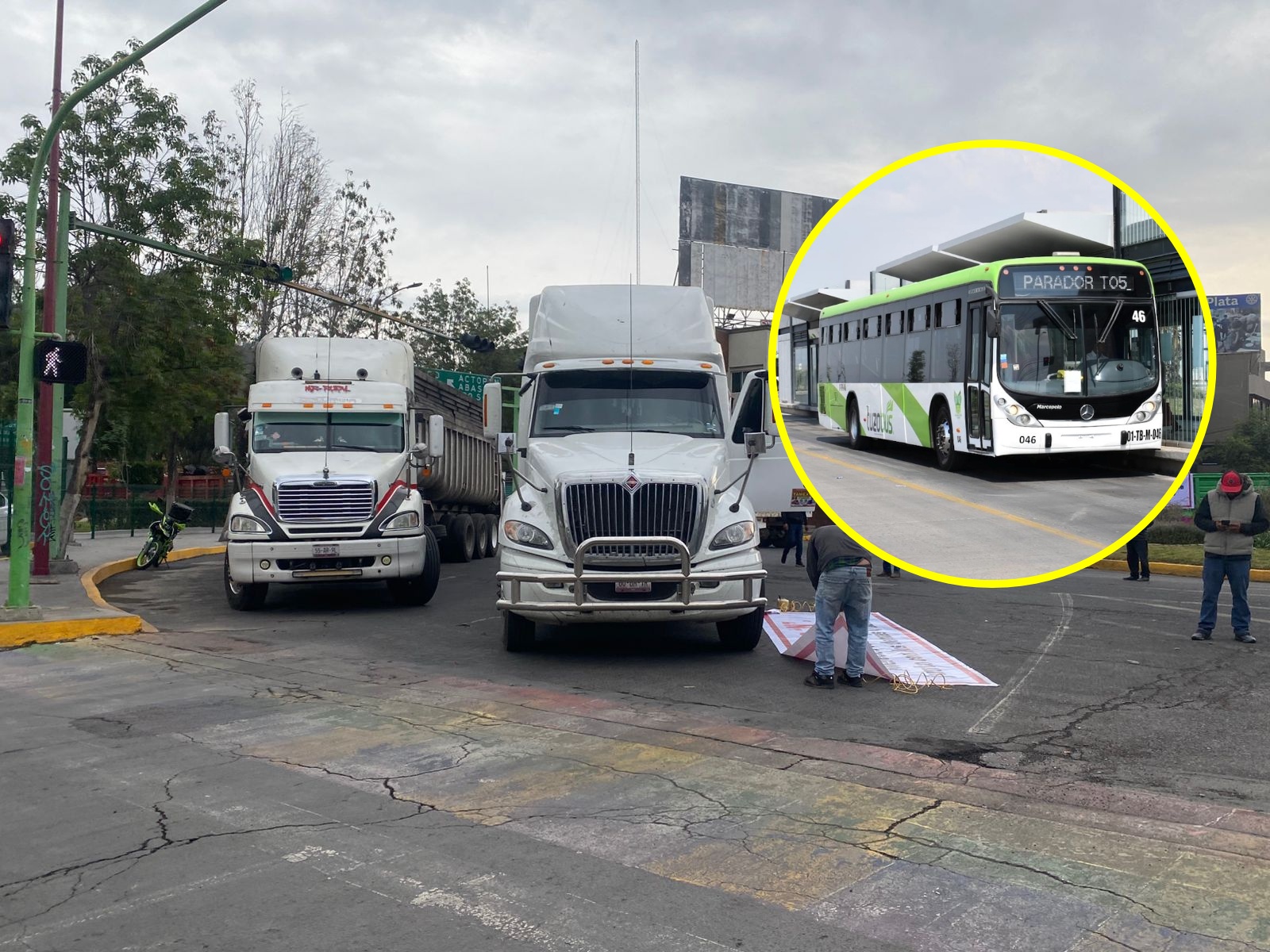 Bloqueos en Pachuca hoy: Tuzobús suspende operaciones