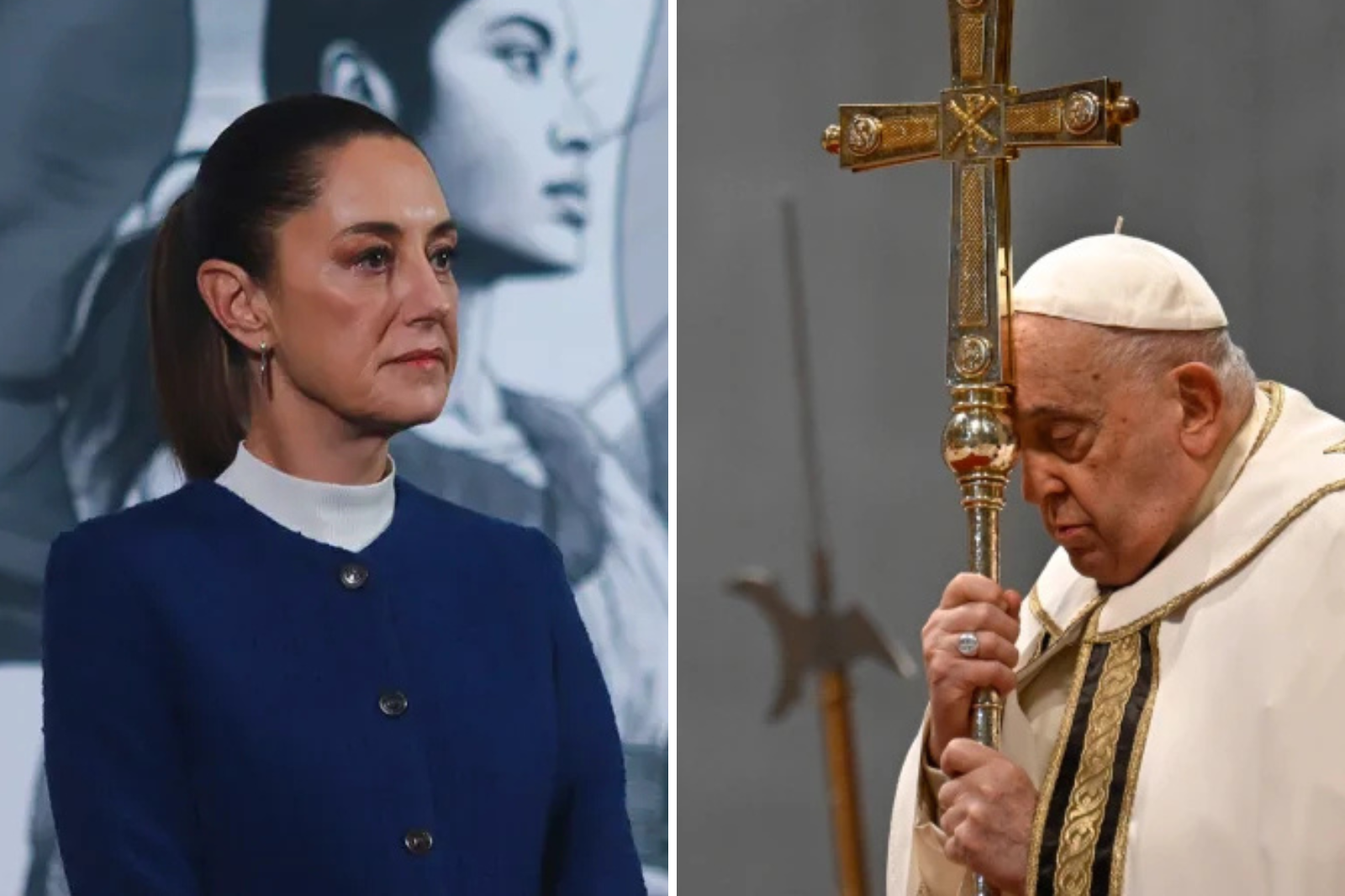 Desea Sheinbaum que el papa se reponga pronto, “representa mucho para la humanidad”