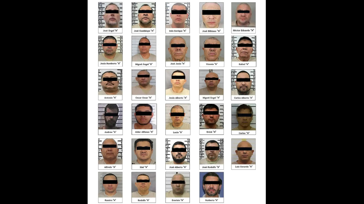 Ellos son los 29 integrantes de la delincuencia organizada que fueron extraditados a EU.