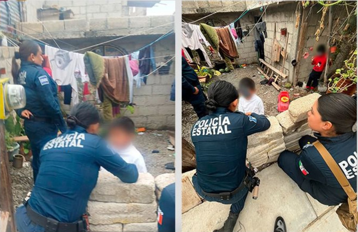 Pachuca: rescatan a dos niños de que eran maltratados en la colonia Ramos Arizpe