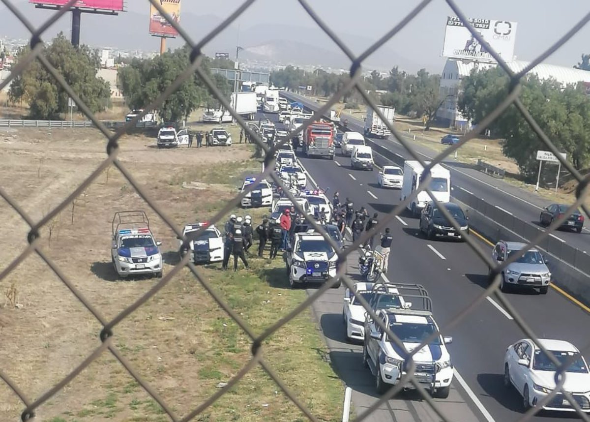Autopista México-Pachuca: sujeto desata persecución que termina en Tizayuca