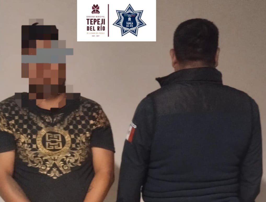Tepeji del Río: arrestan a sujeto por violencia doméstica