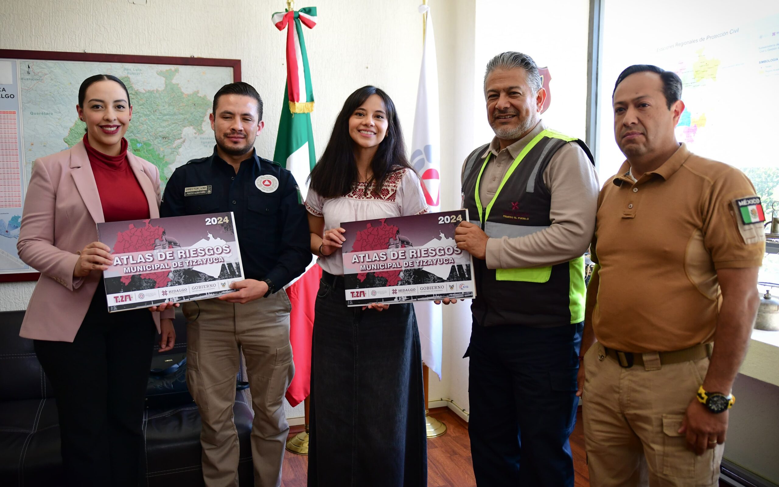 Tizayuca recibe Atlas de Riesgos actualizado, herramienta clave para gestión efectiva de riesgos que puedan afectar a la población   