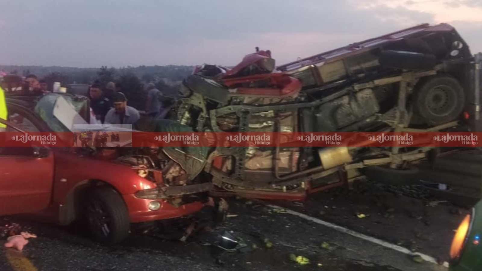 Fatal accidente en el libramiento Tulancingo de la carretera México-Tuxpan deja a una persona sin vida