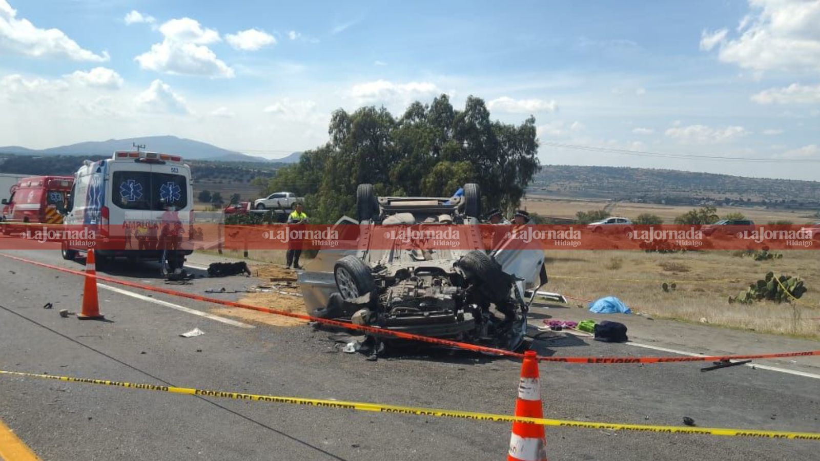Autopista México-Tulancingo: choque deja dos personas sin vida