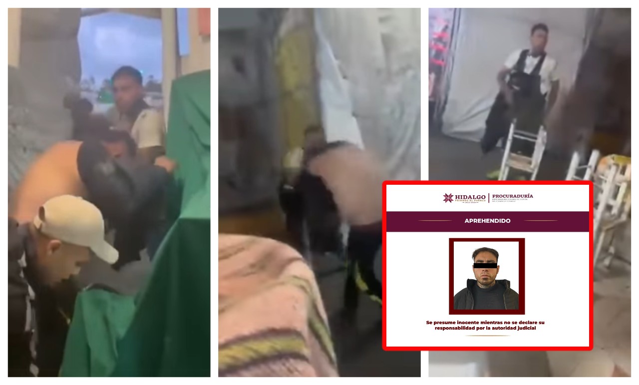 Pachuca: detienen a sujeto por golpear a su pareja y arrancar oreja en riña en la Central de Abastos