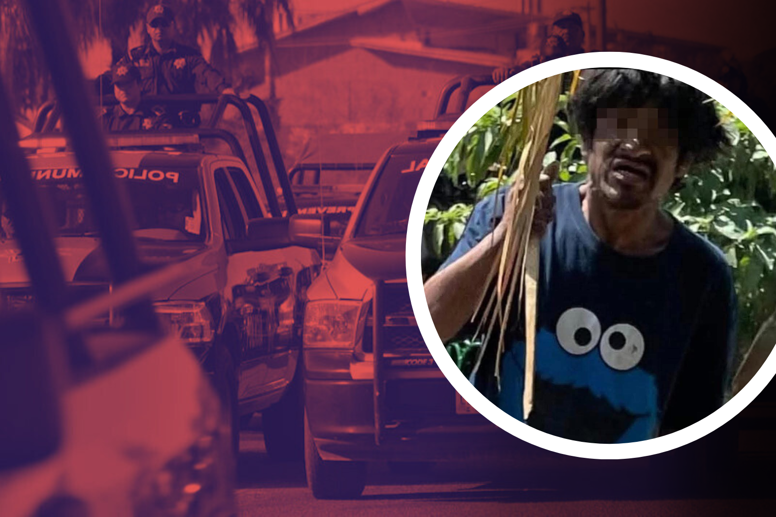 Vecinos de Actopan alertaron sobre un sujeto agresivo; ya fue detenido. Esto fue lo que ocurrió