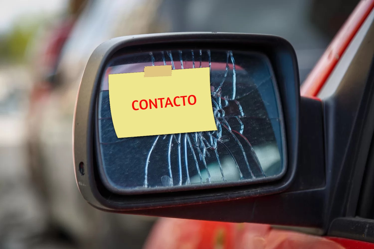 ¡Aguas! Si te rompen el espejo del carro y te dejan su contacto, podría ser estafa