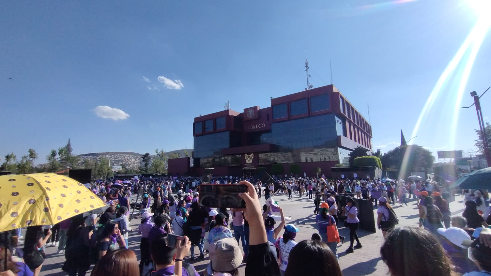 SEIINAC lamenta las represiones durante la marcha del 8M en Hidalgo