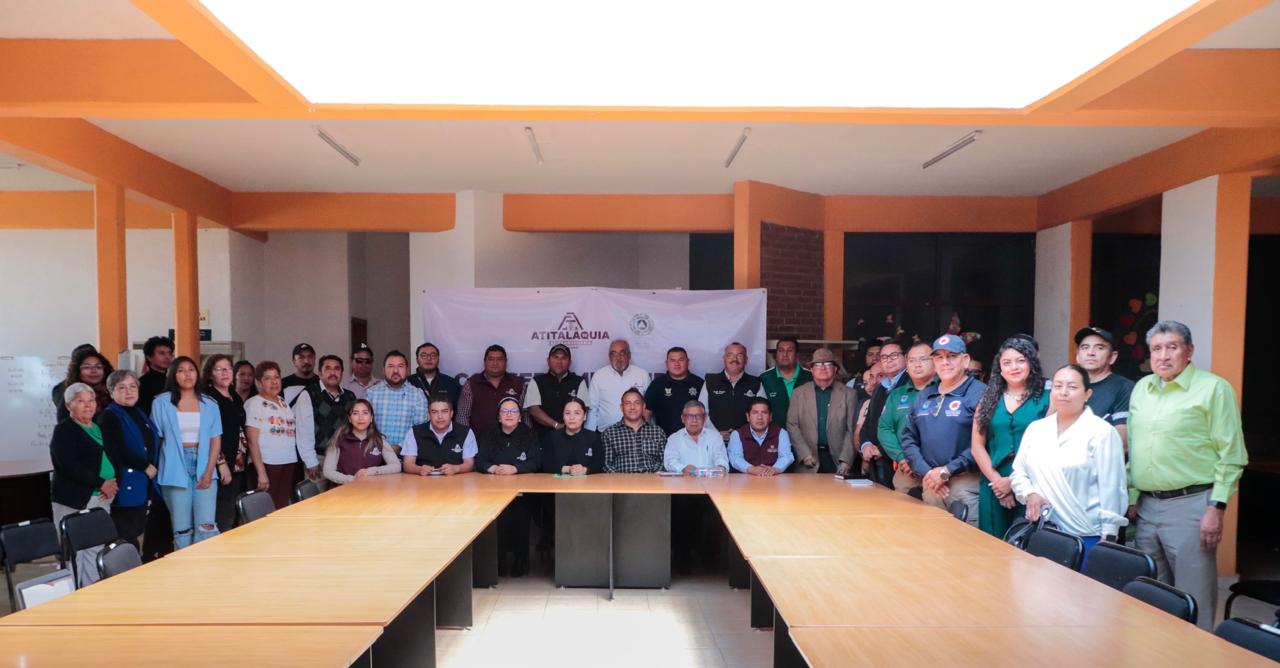 Instalan el Consejo Municipal de Protección Civil en Atitalaquia para fortalecer la coordinación regional ante emergencias