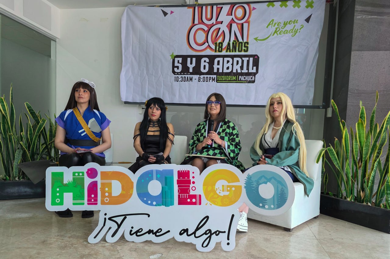 Celebrará Tuzocón evento lleno de cultura pop y entretenimiento en Hidalgo