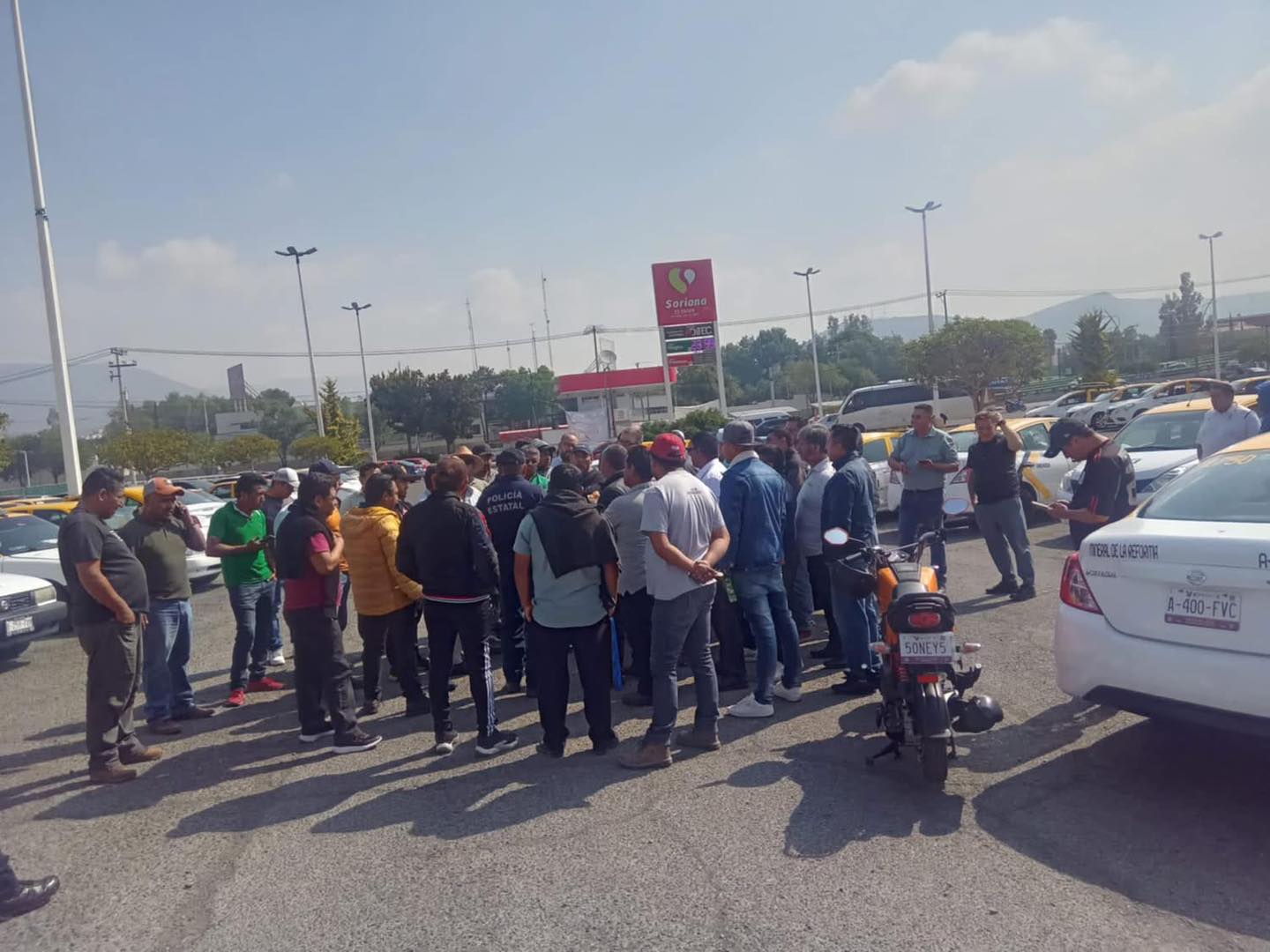 Movilización de Taxistas en Hidalgo: Exigen la localización de compañero desaparecido