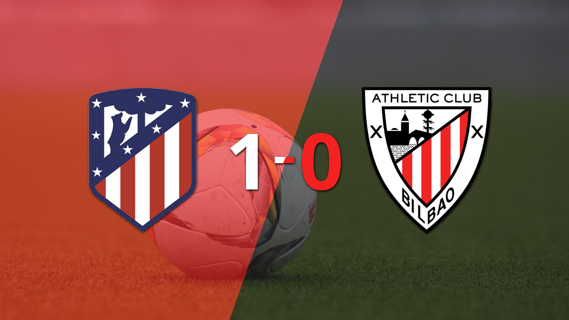 Atlético de Madrid venció a Athletic Bilbao 1 a 0 en el estadio el Metropolitano