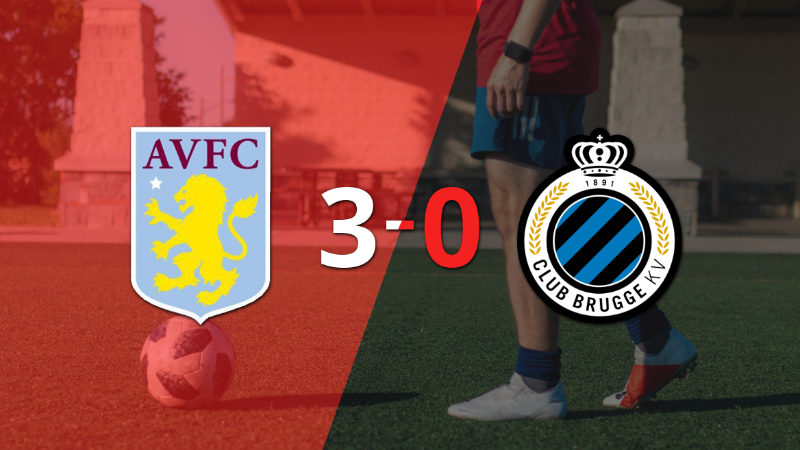 Aston Villa golea y confirma su clasificación a Cuartos de Final