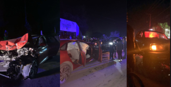 Fuerte Choque en Francisco I. Madero deja varios lesionados y daños materiales