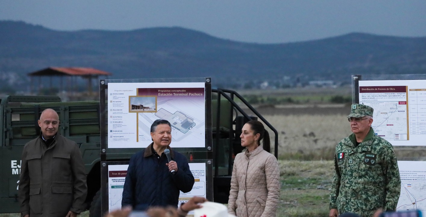 Arranca construcción del tren AIFA-Pachuca