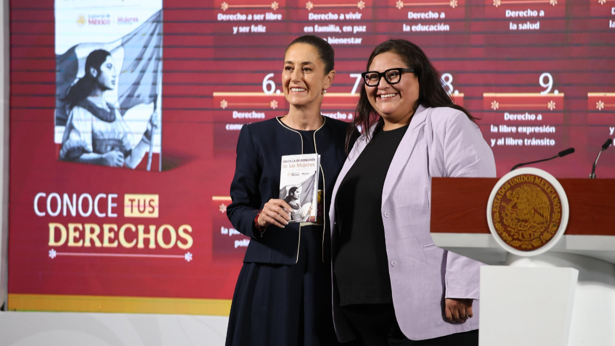 “El objetivo es fortalecer la igualdad sustantiva”, Gobierno de México  presenta cartilla de los derechos de la mujer