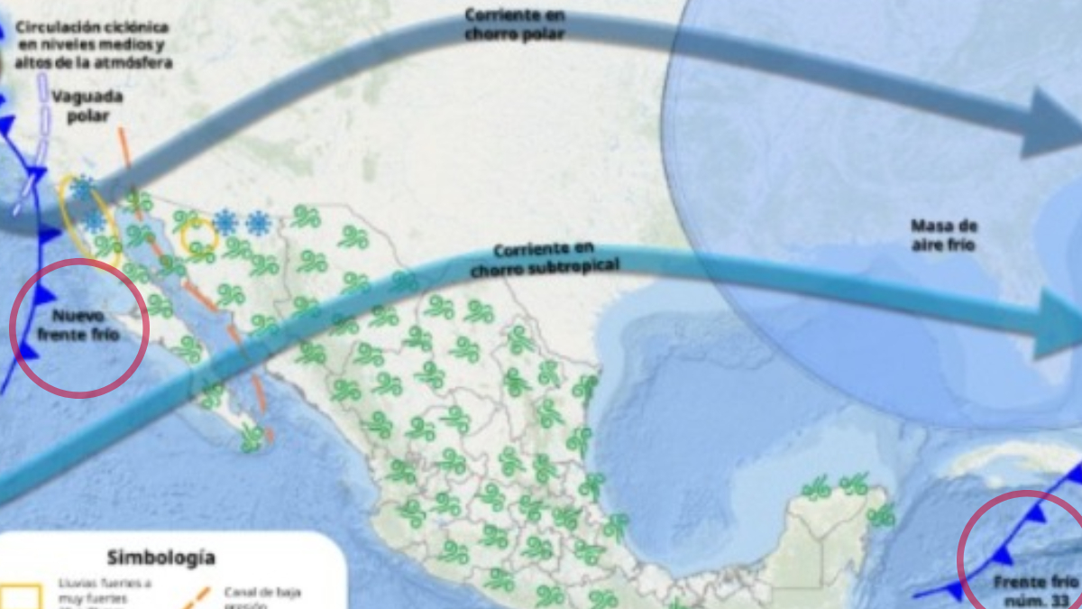 ¿Bajas temperaturas afectarán a Hidalgo? Frente Frío 34 ingresa este martes 11 de marzo a territorio mexicano