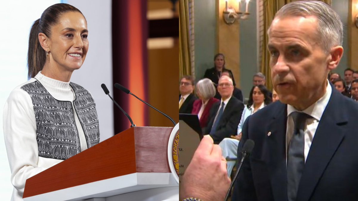 Sheinbaum manda mensaje de felicitación al nuevo primer ministro de Canadá, Mark Carney