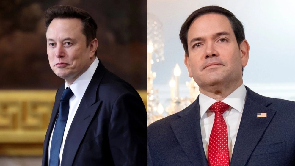 Niega Trump supuesto enfrentamiento entre Elon Musk y Marco Rubio