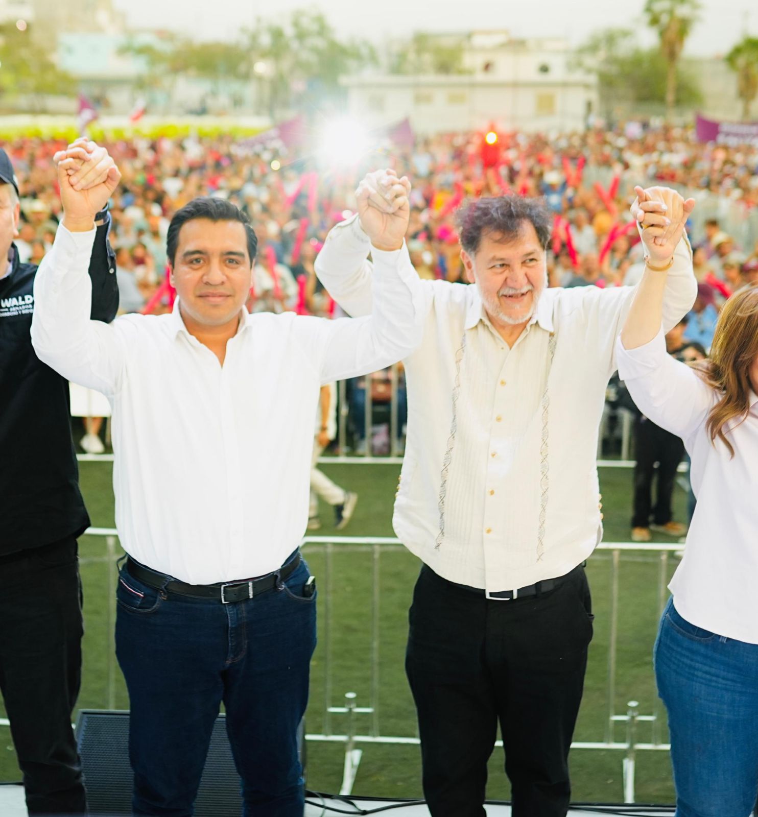 Se fortalece Morena en Nuevo León, con llegada de Jesús Nava, alcalde de Santa Catarina, al movimiento de la 4T, afirma Noroña